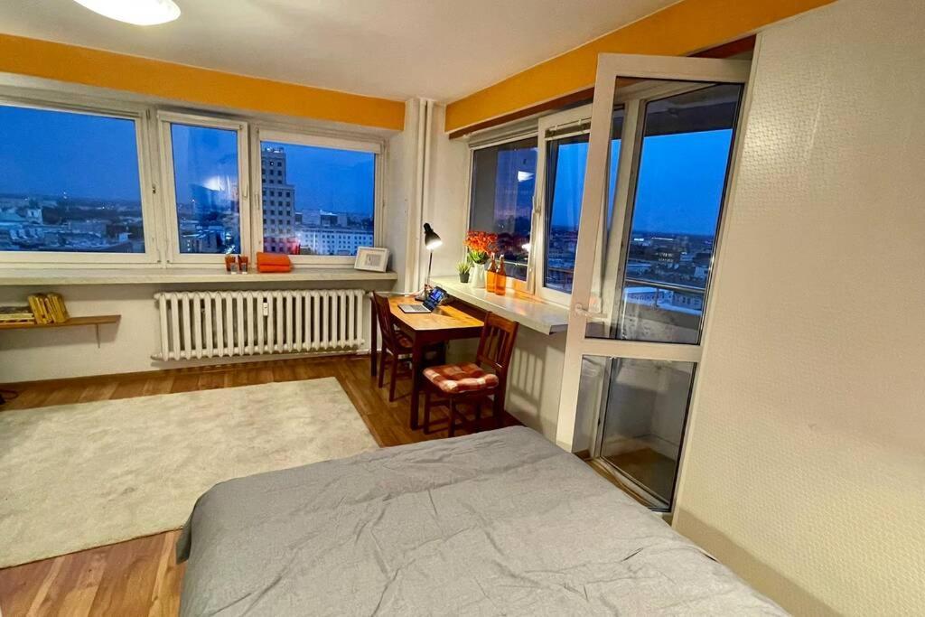 Apartamento Orange Metro Fast Wifi 1Gbs Big Tv Hbo Appletv Varsovia Exterior foto