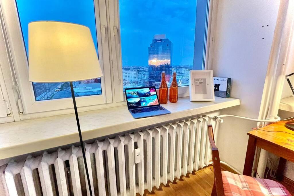 Apartamento Orange Metro Fast Wifi 1Gbs Big Tv Hbo Appletv Varsovia Exterior foto