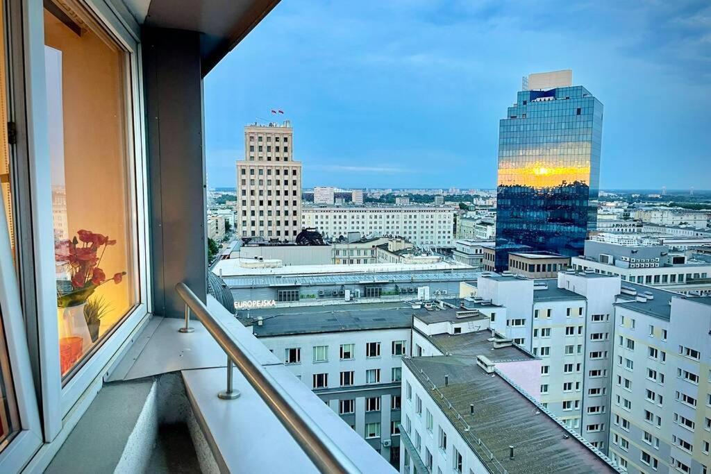 Apartamento Orange Metro Fast Wifi 1Gbs Big Tv Hbo Appletv Varsovia Exterior foto