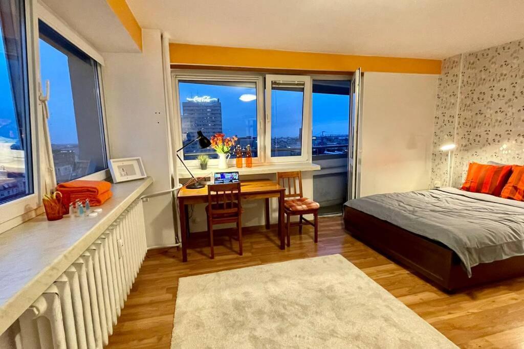 Apartamento Orange Metro Fast Wifi 1Gbs Big Tv Hbo Appletv Varsovia Exterior foto